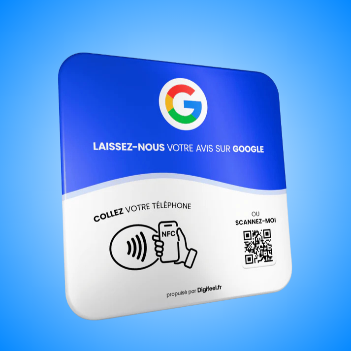 Plaque avis google