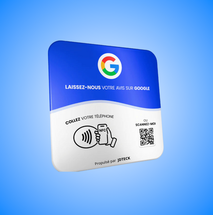 Plaque avis google