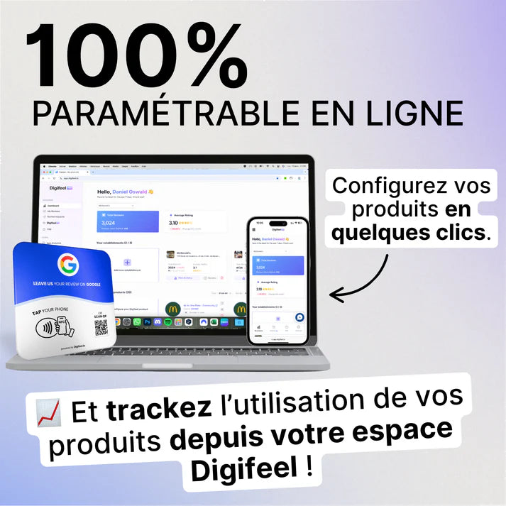 Plaque avis google